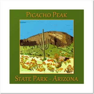 Picachu Peak State Park in Arizona Posters and Art